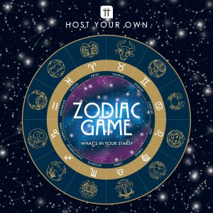 The front cover artwork of a zodiac game.